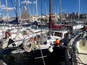 Onze ligplaats in Marseille